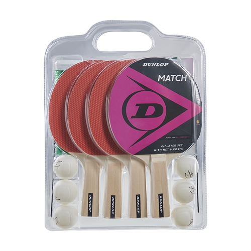 Dunlop Pingis Match 4 Player Set 